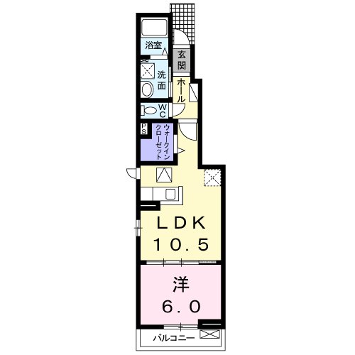 ポワール・メゾン　T 間取り