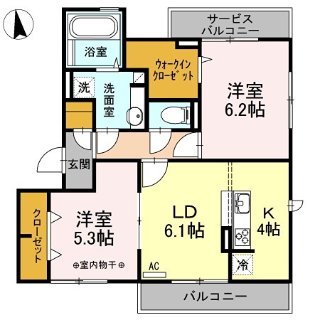 グランドゥール　シャルマン 間取り