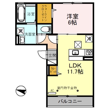 ホワイトハイツⅡ 間取り