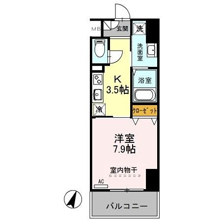 埼玉県越谷市越ヶ谷１丁目10-17 間取り