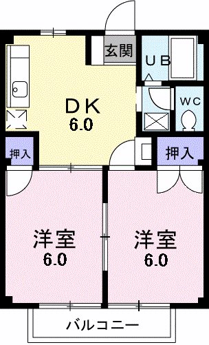 フレンドリーハイツ 間取り