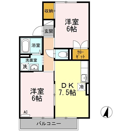 カネダイハウス3 間取り