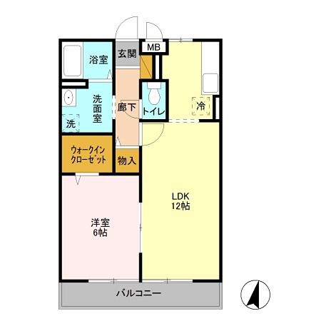 サンライズ蒲生 間取り