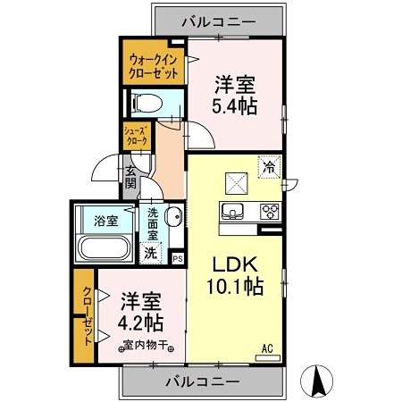 ソシア　青井 間取り