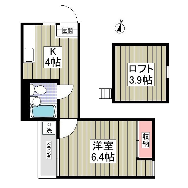 大宝ハイツ 間取り