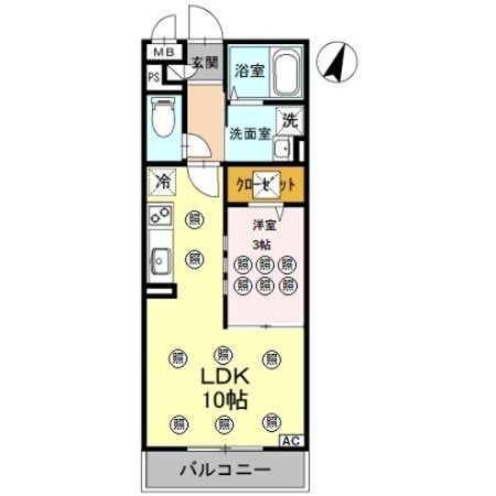 ヴェルドミール　Ⅰ 間取り