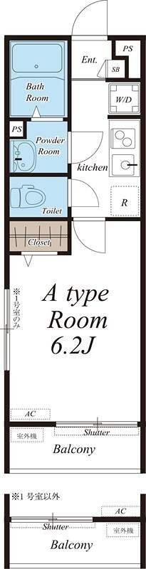 リブリ・クレール江北 間取り