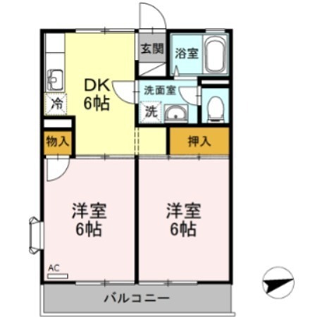 セジュールヌノメ 間取り