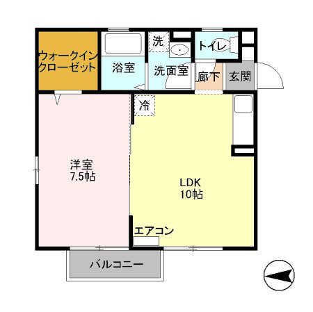 charmant court M'sⅡ 間取り