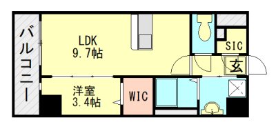 ラルヴェール和白駅前 間取り
