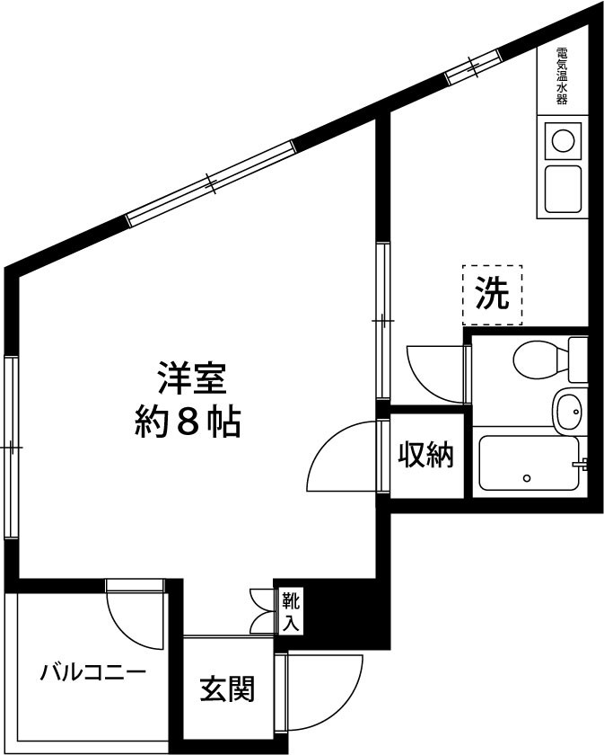 ロアジール松庵 301号室 間取り