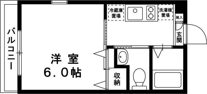 ルーブル壱番館 301号室 間取り