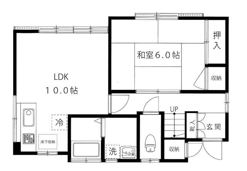 幡ヶ谷戸建 間取り
