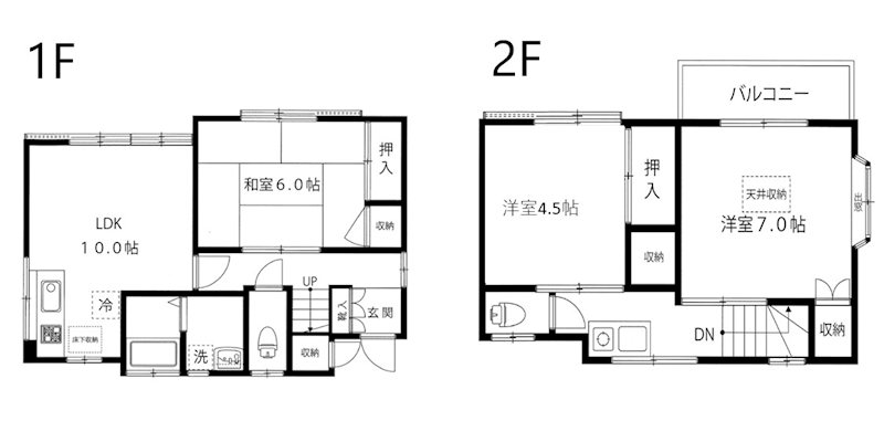 幡ヶ谷戸建 間取り