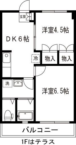 PINE'S HOUSE 101号室 間取り