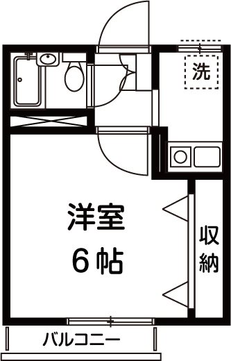 カメリアB 間取り図