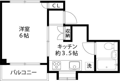 メゾン・ダジュール 604号室 間取り