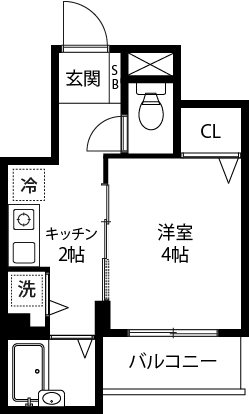 ルーヴェン武蔵野 304号室 間取り