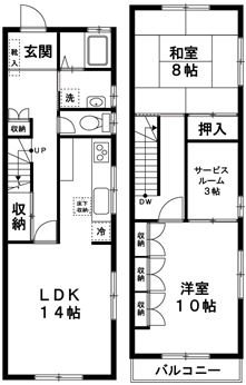 センチュリーハイツ 105号室 間取り