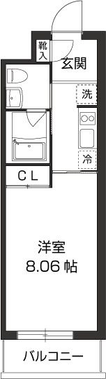 ガーデン荻窪 209号室 間取り
