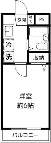 アリスヴィラ 303号室 間取り