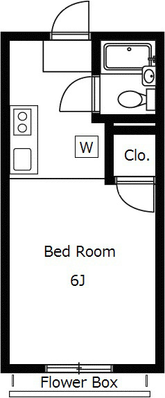 ファミール中原 間取り図