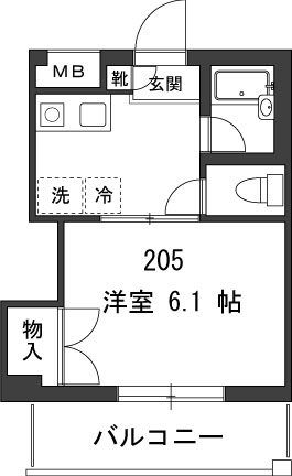 キングスネスト 間取り図