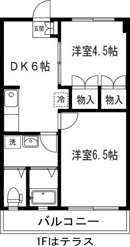 PINE'S HOUSE 203号室 間取り