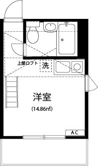 エトワール八雲台 201号室 間取り