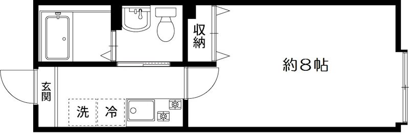 Bellezza 107号室 間取り