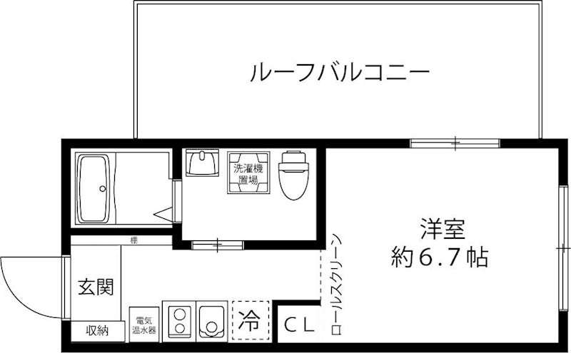 エスポアール明大前 303号室 間取り