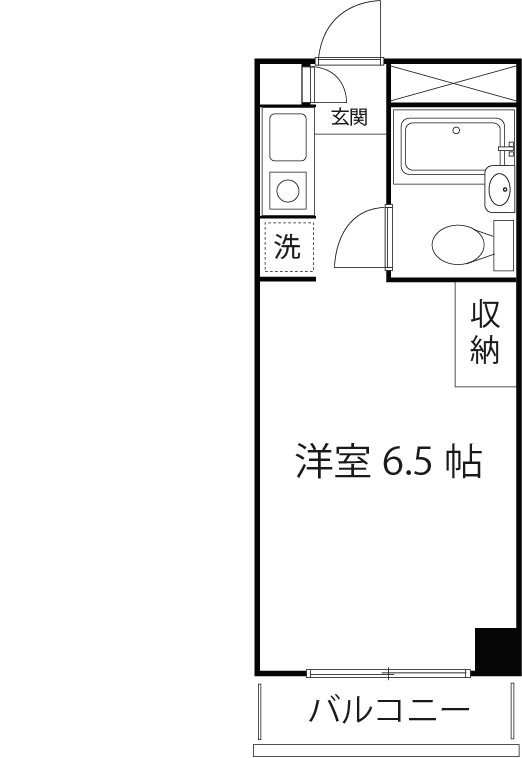 ＴＩＫＳ1 706号室 間取り