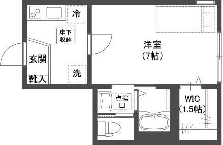 CALM荻窪 102号室 間取り