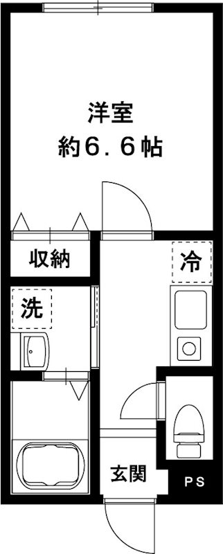 Liever(リエーヴル)A棟  102号室 間取り