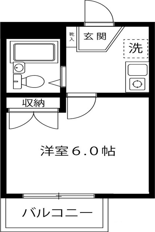 ラポール町田 204号室 間取り
