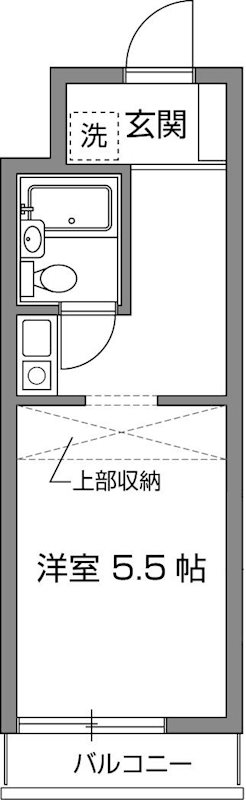 ロイヤルマンション松田  302号室 間取り