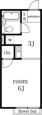 ジュネス鷹の台 間取り図