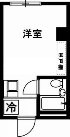 荻野ハイツ 211号室 間取り