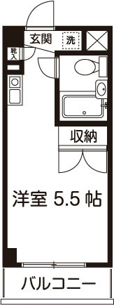 ONE's RESIDENCE立川錦町 105号室 間取り
