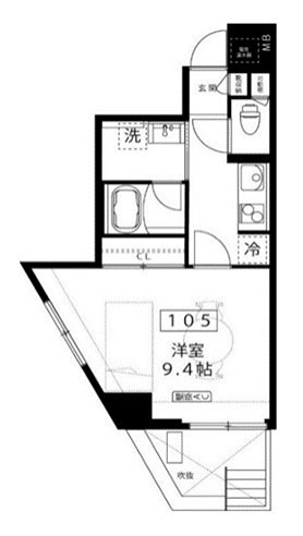 ルーナ　ピィエナ代々木上原 間取り図