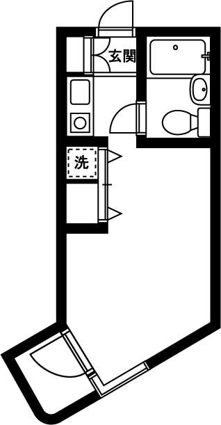 エムディオ三鷹台 間取り図