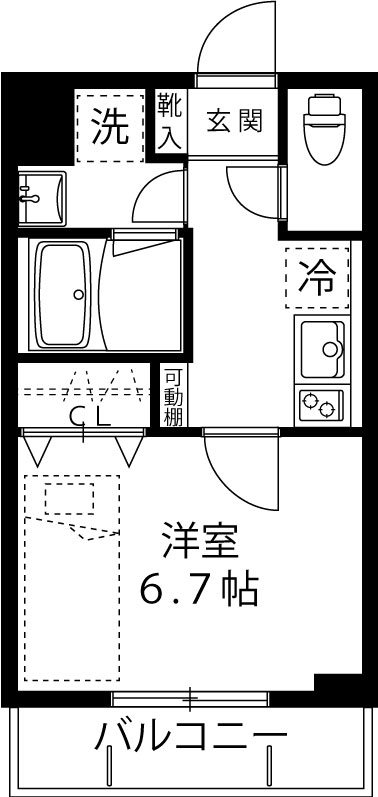 LOC&amp;#39;S SAGINUMA   間取り図