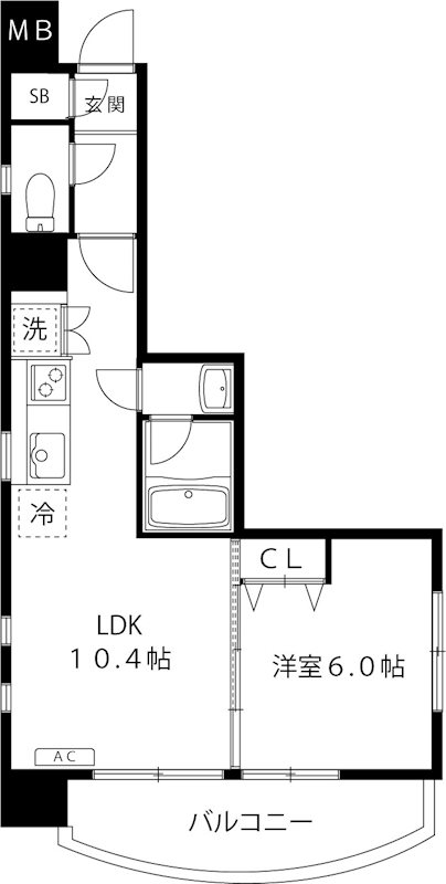 コンフォール新小岩 301号室 間取り