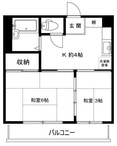 丸善高円寺ハイツ 302号室 間取り