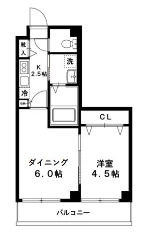 2ndブレスト 201号室 間取り