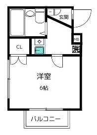 アーチス相模大野 205号室 間取り