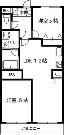 ヴェルジュ多摩川 間取り図