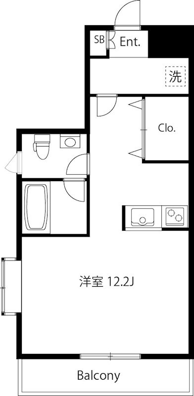 アーバンコート淵野辺壱番館 203号室 間取り