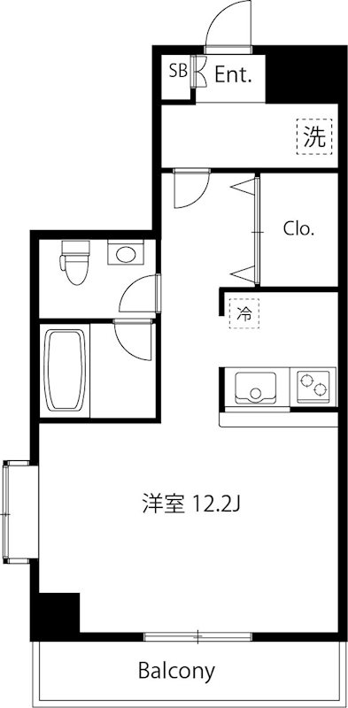 アーバンコート淵野辺壱番館 203号室 間取り