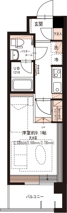 リコ・コリーナ 307号室 間取り